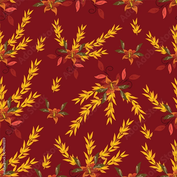 Obraz seamless textile pattern