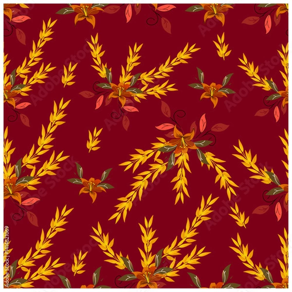 Fototapeta seamless textile pattern