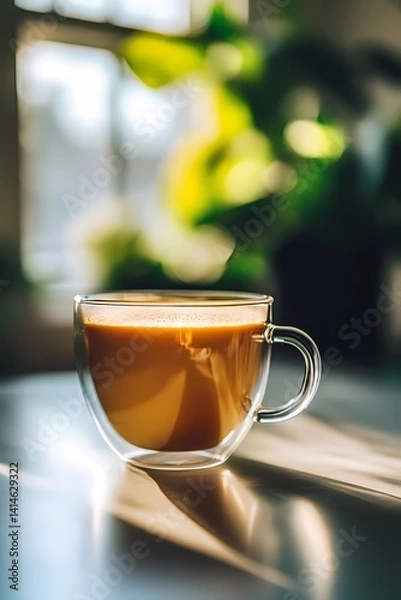 Fototapeta Coffee drink, campaign, marketing, advertisment, cooking, cook, cook book, generative ai, generative, ai