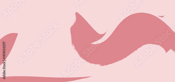 Fototapeta Abstract_Pink_Wave_Background_Gentle_Curve_Design_Minimalist_Art_Modern_Desktop_Wallpaper_Soothing_Visual_Calming_Pastel_Color_Fluid_Motion_Image_Serene_Aesthetic_175