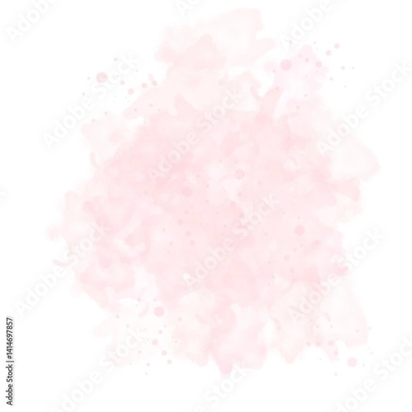 Obraz pink watercolor background