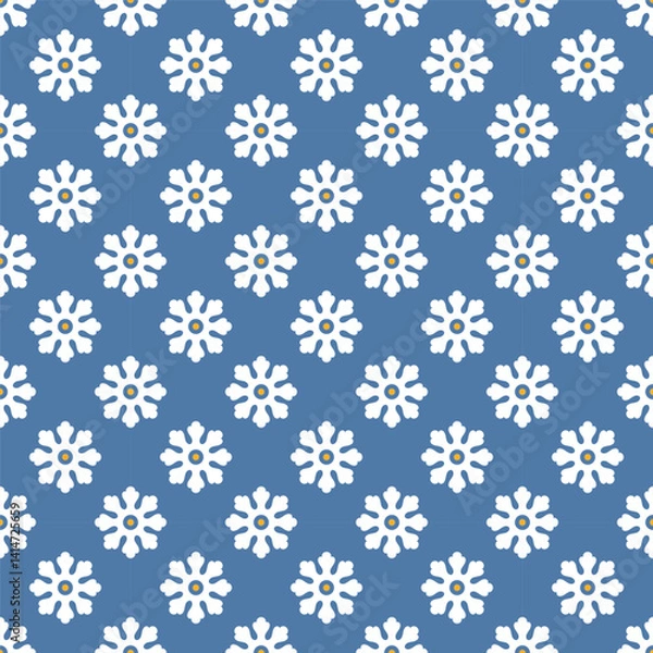 Fototapeta Azulejo tile, seamless pattern, portugues design