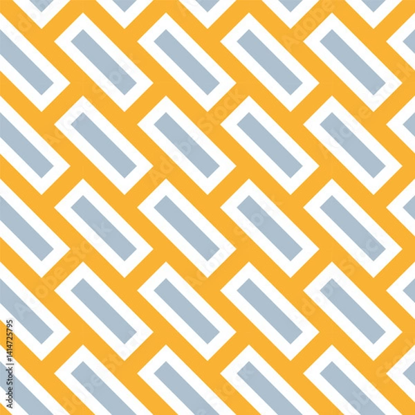 Fototapeta Azulejo tile, seamless pattern, portugues design