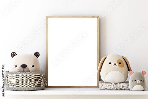 Obraz Boho baby room mockup frame