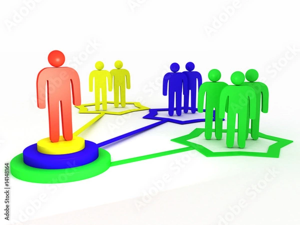 Fototapeta Network administrator