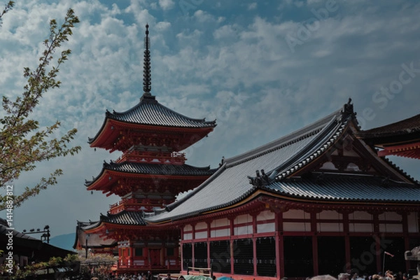Obraz Buddhist temple in kyoto
