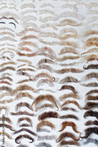 Fototapeta Selection of Mustaches at the Theater Store