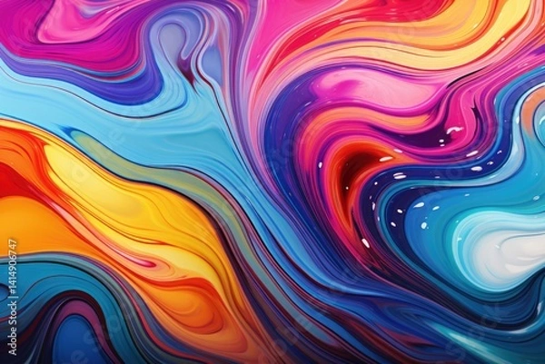 Fototapeta abstract background 3d lines wave