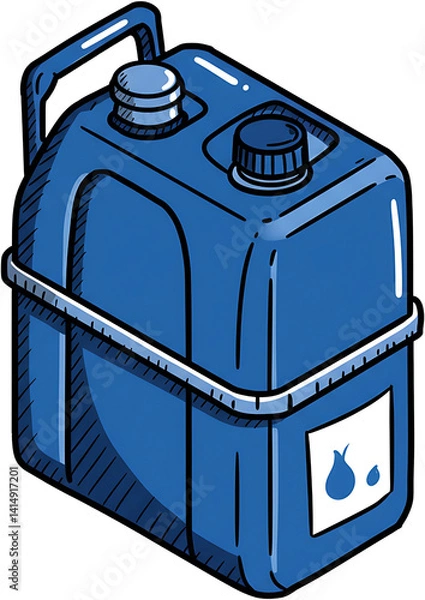 Obraz illustration of a battery