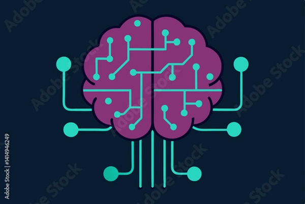 Fototapeta abstract technology background