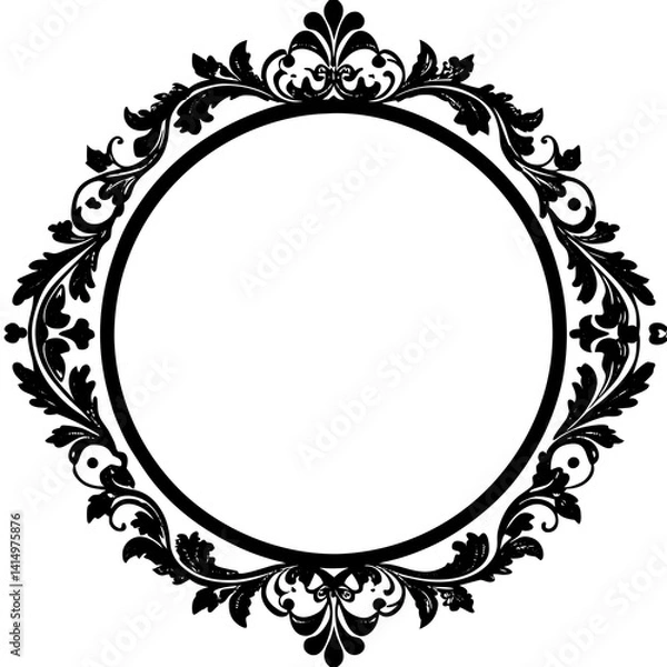 Fototapeta Decorative Frame Vector Ornamental Border