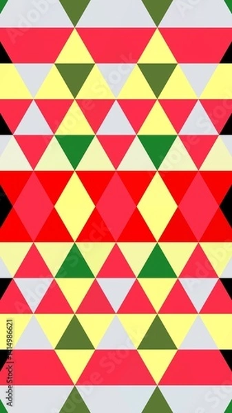 Fototapeta triangular motif. triangle pattern. tribal motif. triangle background. HD