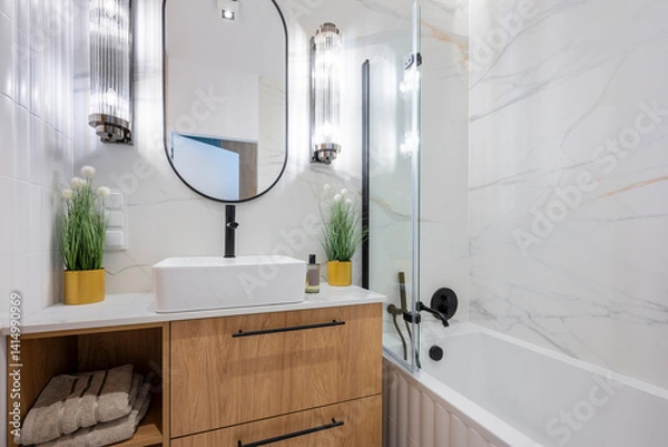 Obraz Modern bathroom interior