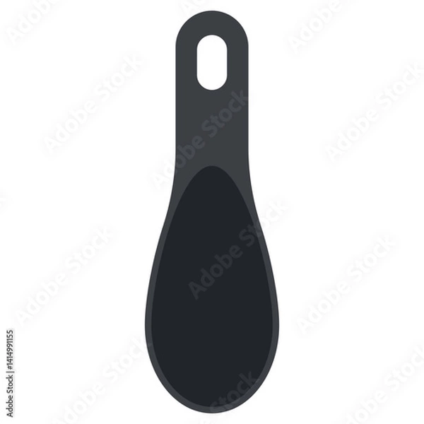 Fototapeta Shoe horn for men vector cartoon illustration isolated on a white background.