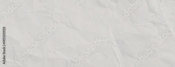 Fototapeta White background with a crumpled paper texture. The background is white and textured, giving a soft, organic feel. Paper texture background vector. Beige background.