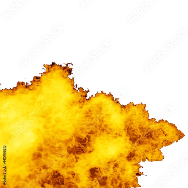 Obraz fire flames transparent  background