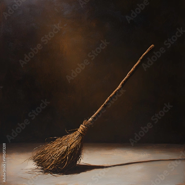 Obraz a broom with stick