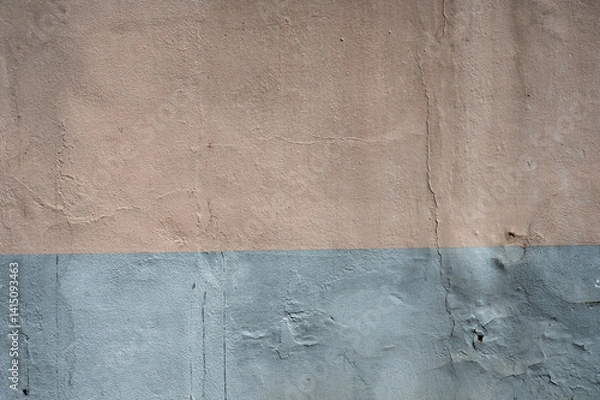 Obraz Two tone painted concrete wall creating a striking background texture