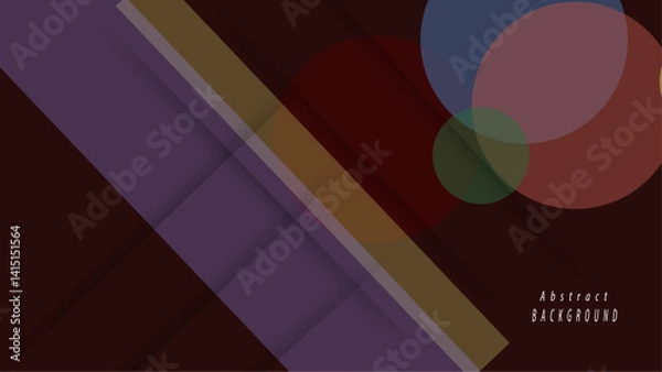 Fototapeta abstract design featuring geometric shapes and a vibrant color palette