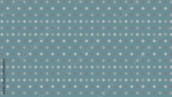 Obraz Subtle diamond pattern on a muted teal background
