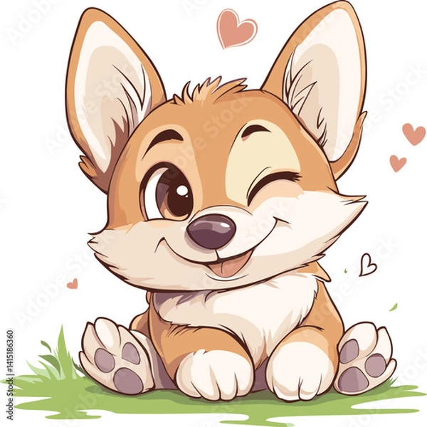 Fototapeta beautiful dog