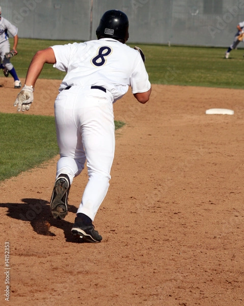 Fototapeta Baseball action