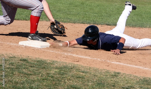 Fototapeta baseball action