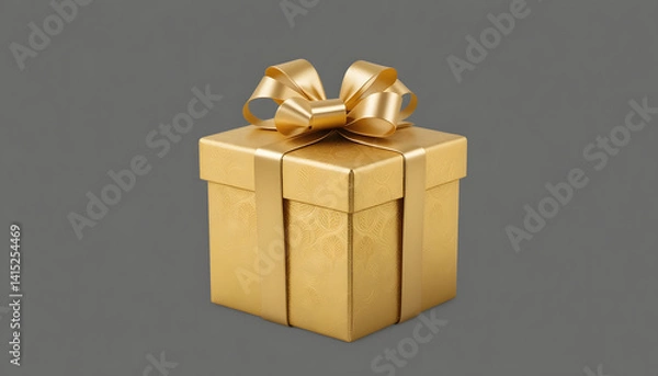 Fototapeta gold gift box