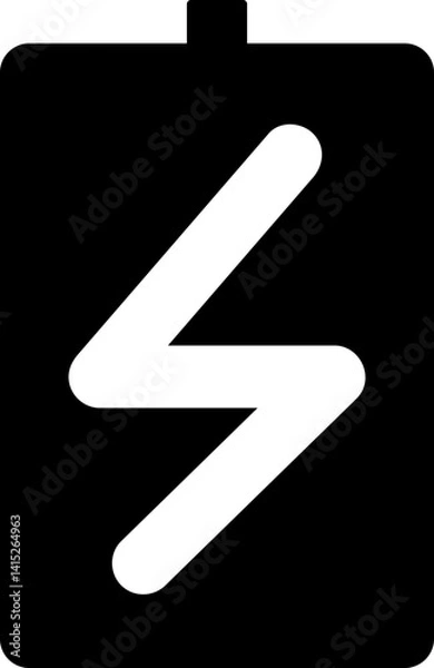 Obraz battery silhouette mobile vector file svg