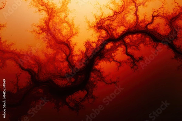 Fototapeta Mesmerizing Ink Swirls: Close-Up Experimental Photography of Organic Patterns in Water
