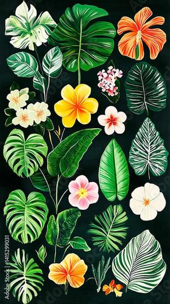 Obraz  floral pattern