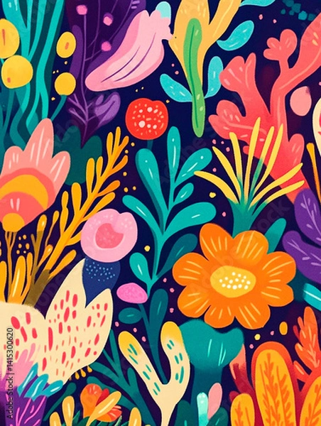 Obraz  floral pattern