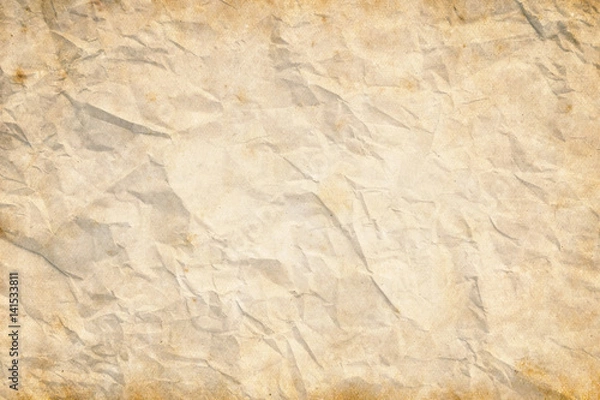 Obraz altes zerknittertes Papier