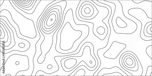 Fototapeta Abstract papercut design. Background of the topographic map. modern wallpaper texture and realistic design used for banner and posters, mountain relief geographic pattern. vector illustration.	