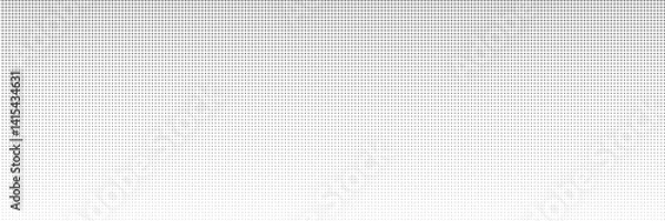 Fototapeta Background with monochrome dotted texture. Polka dot pattern template. vector ilustration