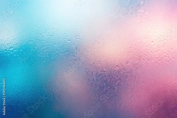 Obraz Water Droplets on Transparent Glass Background Surface