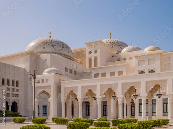 Obraz ABU DHABI, UAE. Qasr Al-Watan presidential palace.