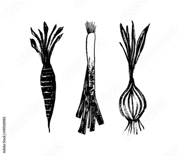 Obraz Hand Drawn Veggies