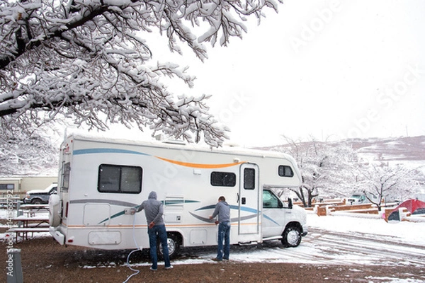 Obraz RV service on the campground