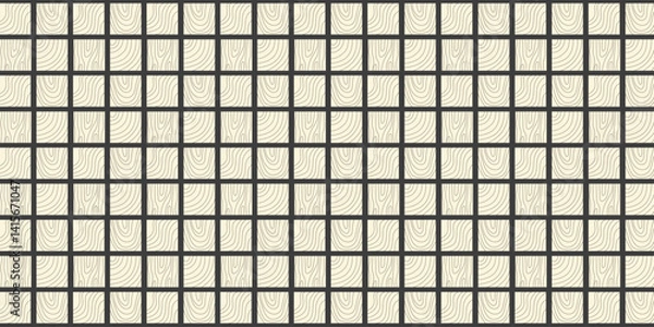 Fototapeta Abstract pattern of squares with drawn lines inside