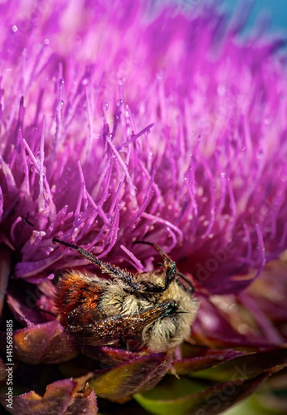 Obraz 493-99 Bee on Thistle