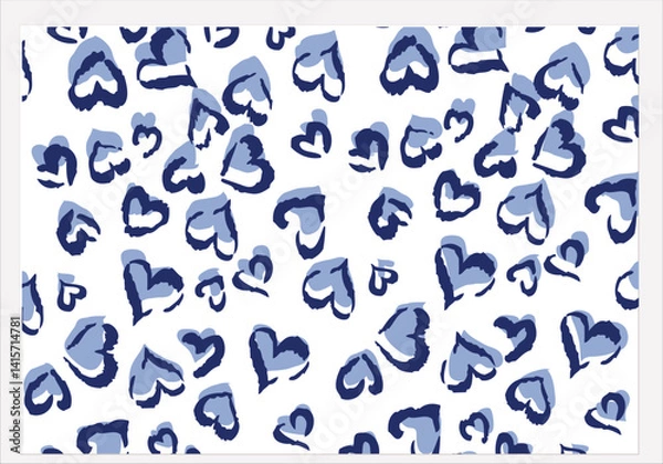 Obraz leopard animal print vector design and background	