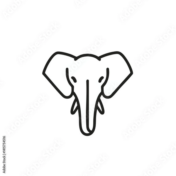 Fototapeta Abstract Graphic Design Element Vector Art with Dynamic Composition