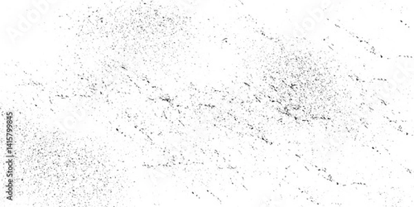 Fototapeta Distressed effect .Vector shapes with a halftone dots screen print texture. grunge texture overlay  black and white tones. grunge texture for background. Grainy abstract texture on a white background