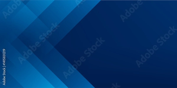Obraz modern blue abstract background with elegant bright diagonal lines