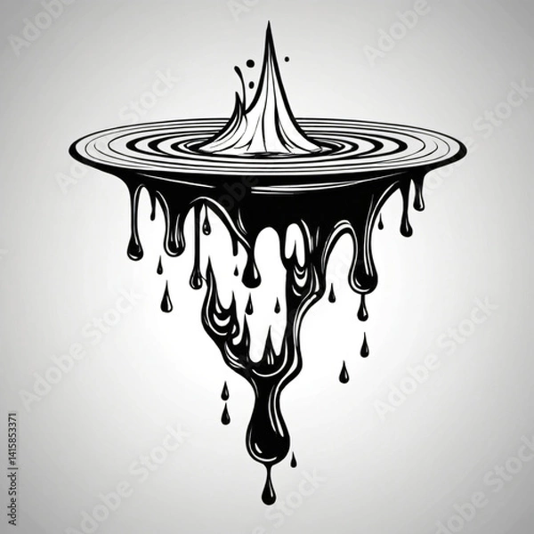 Obraz Clean, versatile for tattoo ideas, t-shirts, and digital art