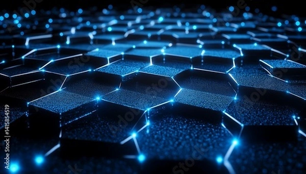 Fototapeta Closeup of polymer matrix materials used in flexible, highstrength applications, Polymer, Flexibility and Strength