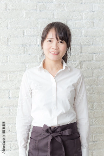 Fototapeta 女性　カフェ店員