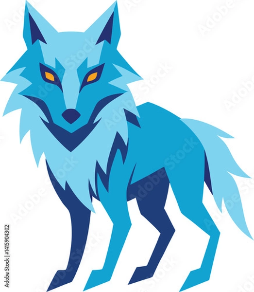 Obraz wolf head vector illustration