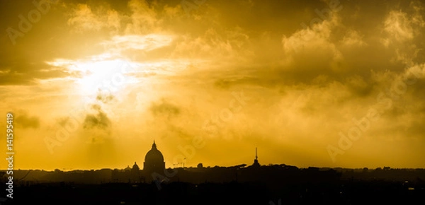 Obraz Sunset over Rome
